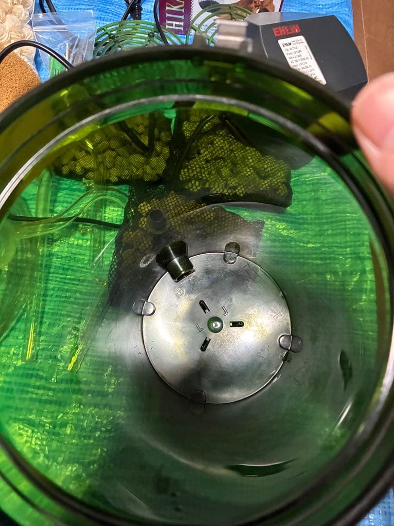 エーハイム2213+サブフィルター+ろ材