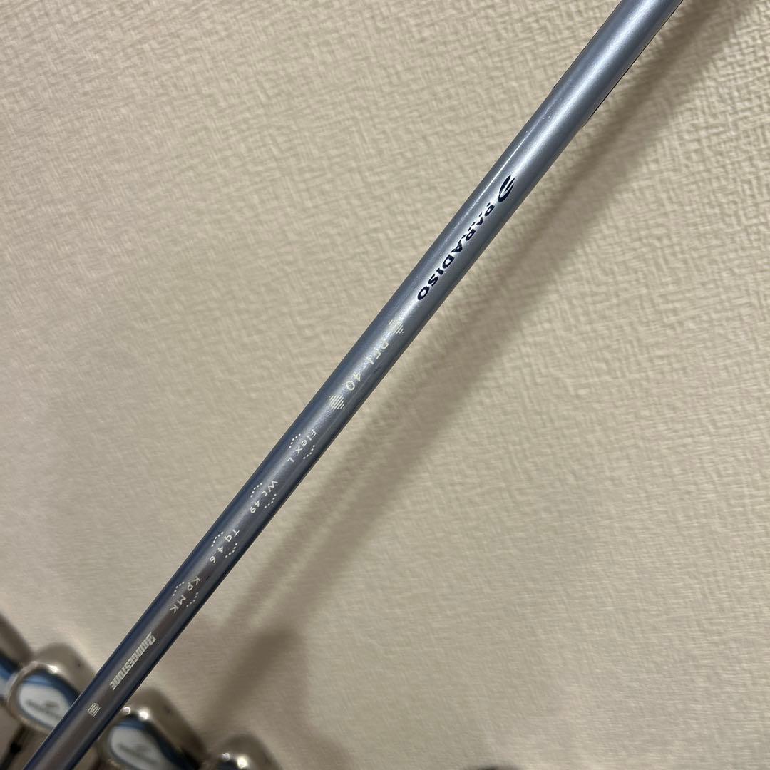 パラディーゾ　レディースL 9本　右利き　ハーフゴルフセット