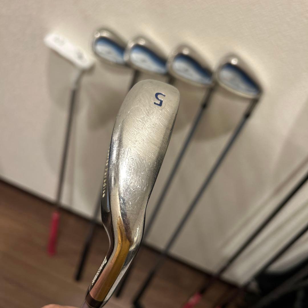 パラディーゾ　レディースL 9本　右利き　ハーフゴルフセット