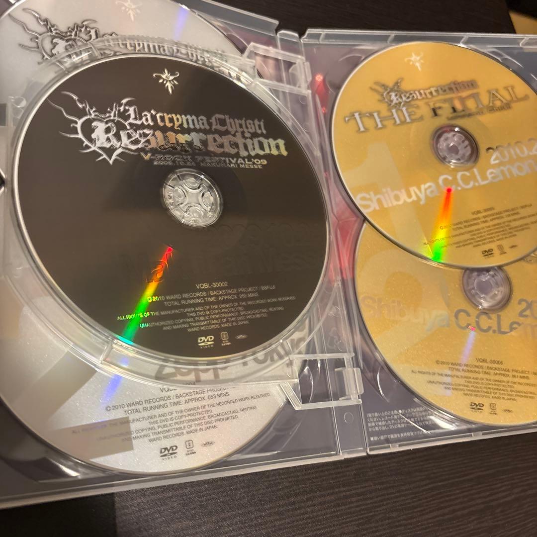 La'cryma Christi Resurrection DVD5枚入り
