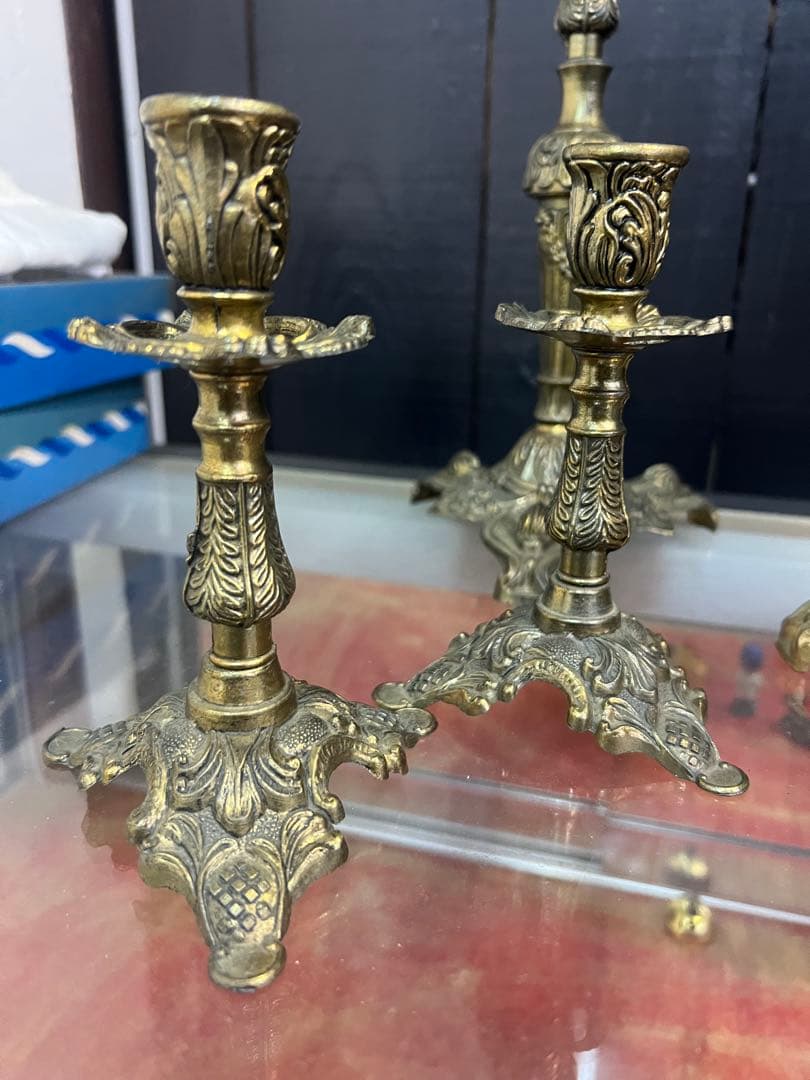 ビンテージ　イタリア製　燭台　7つセット