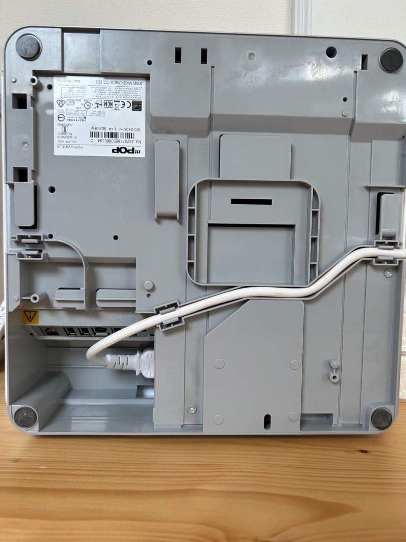 美品スター精密レジ/mpop10/エアレジ/レシート内蔵/エアペイ/ロール紙付