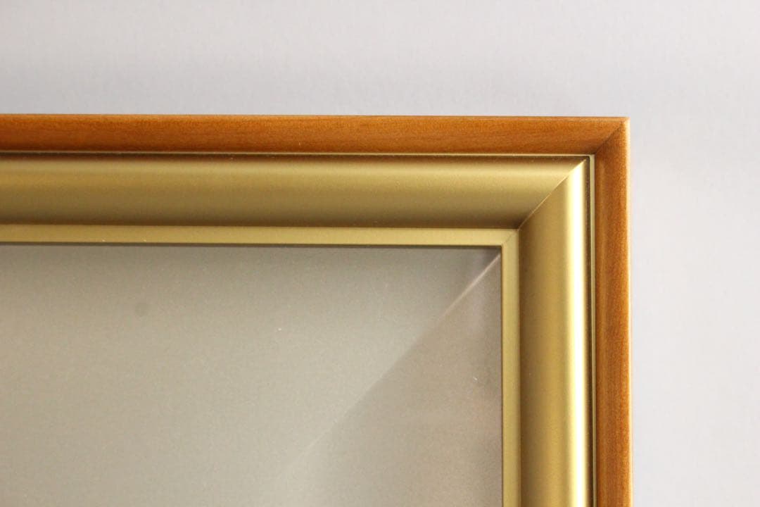 No5541 額装　井澤正子「曽木瀑声」　日本画　F10号　箱/黄袋付　送料無料