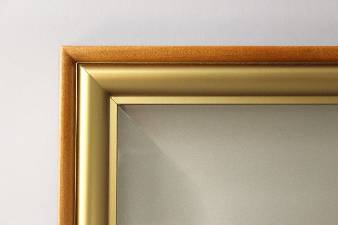 No5541 額装　井澤正子「曽木瀑声」　日本画　F10号　箱/黄袋付　送料無料