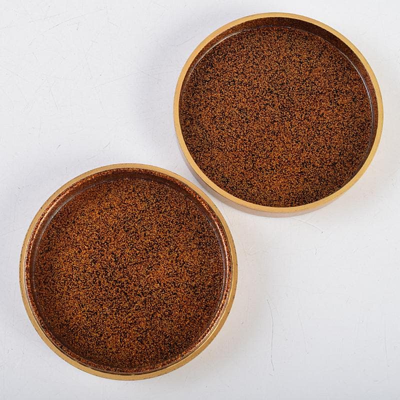 茶道具　金地　花蒔絵　螺鈿装飾　内梨地　香合　合わせ箱付　D　R9492