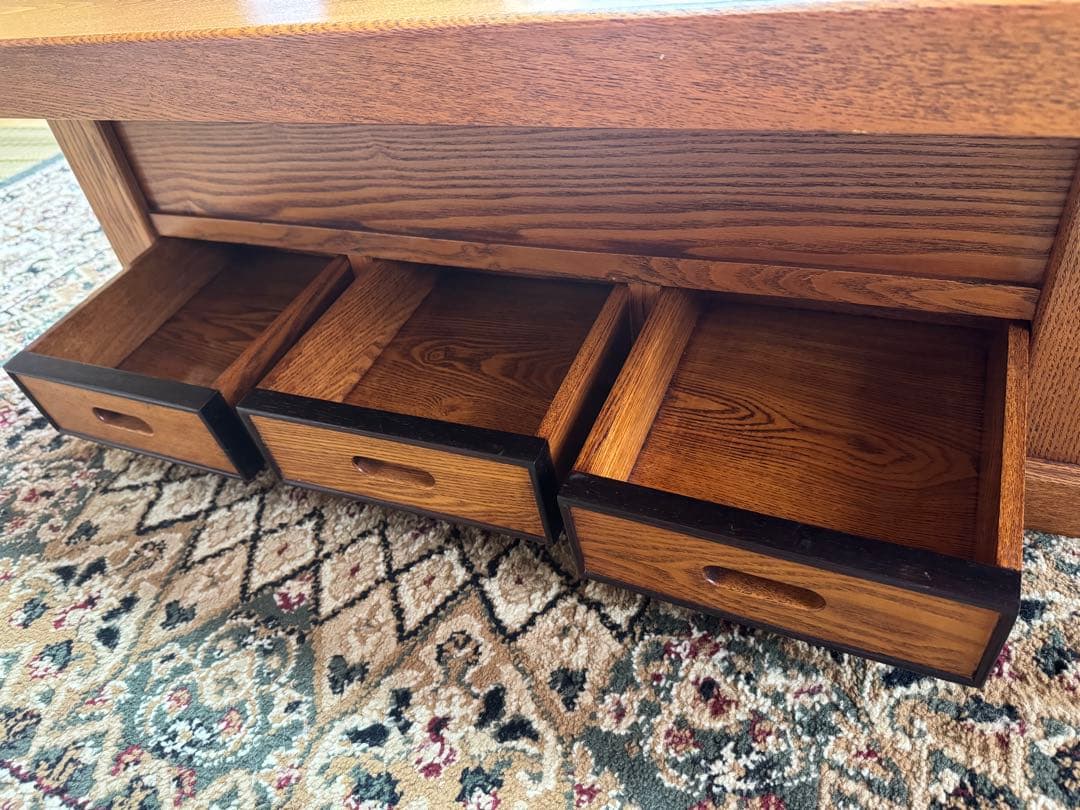 火鉢　囲炉裏　テーブル　アンティーク　古民家家具