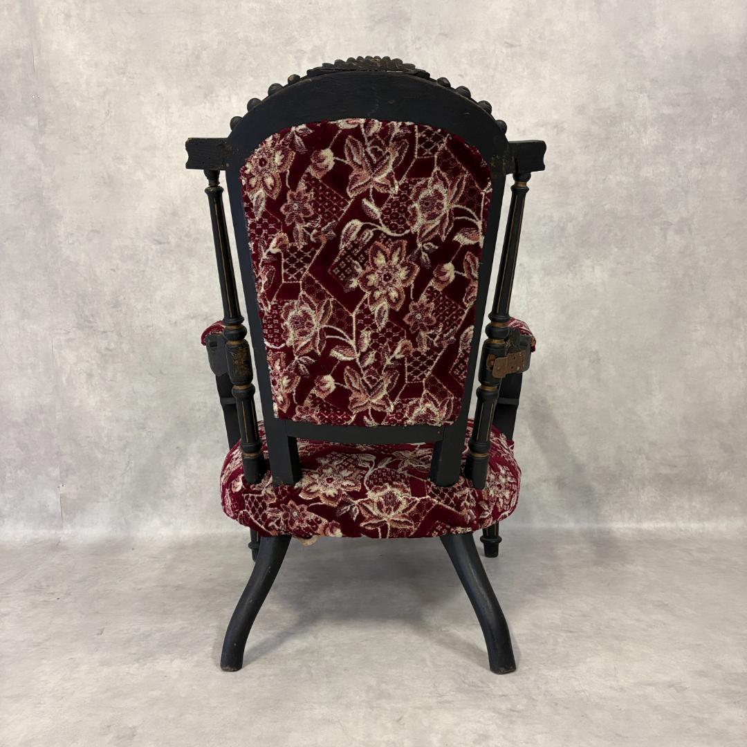 ネパール　パタン製　アンティークアームチェア【A】