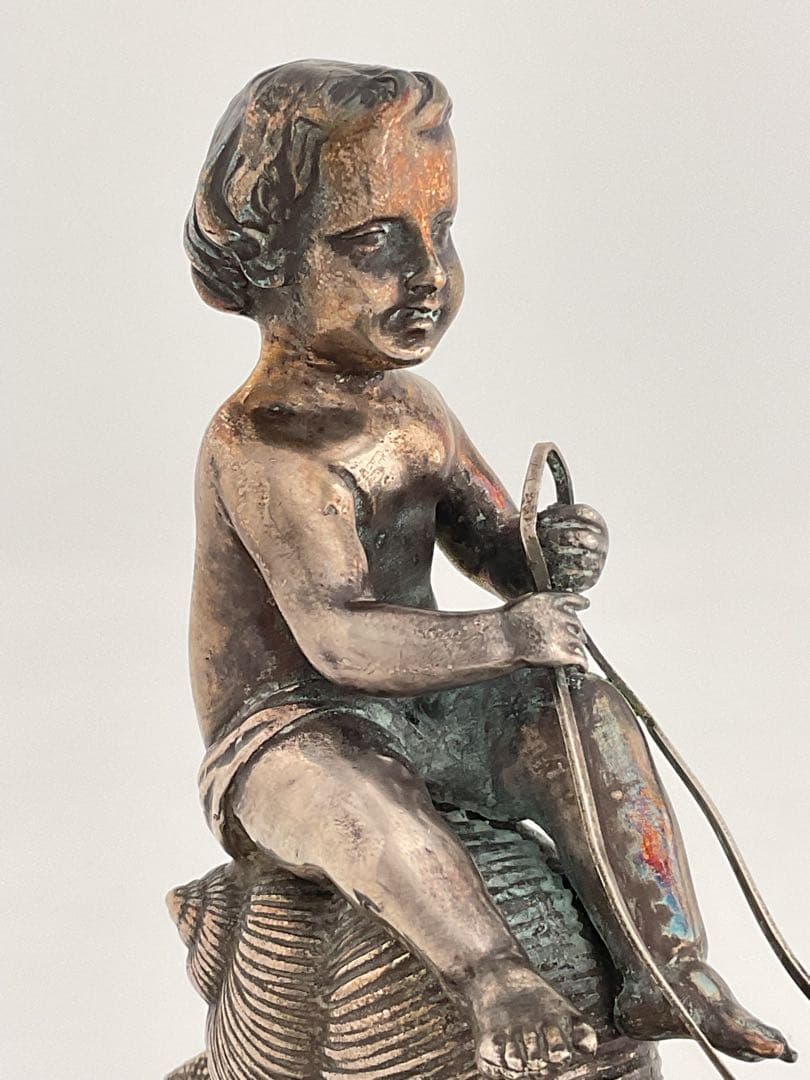 Cupid on a shell,1920FRANCE.カタツムリに乗った天使