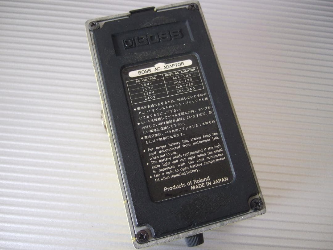 初年度 81年5月 A基板 NEC C4558C 日本製 Boss SD-1