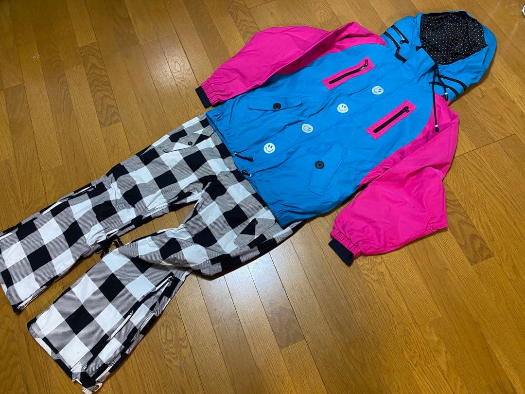 ※裾キズあり ATMYS アトマイズ LOOK スノーボードウェア