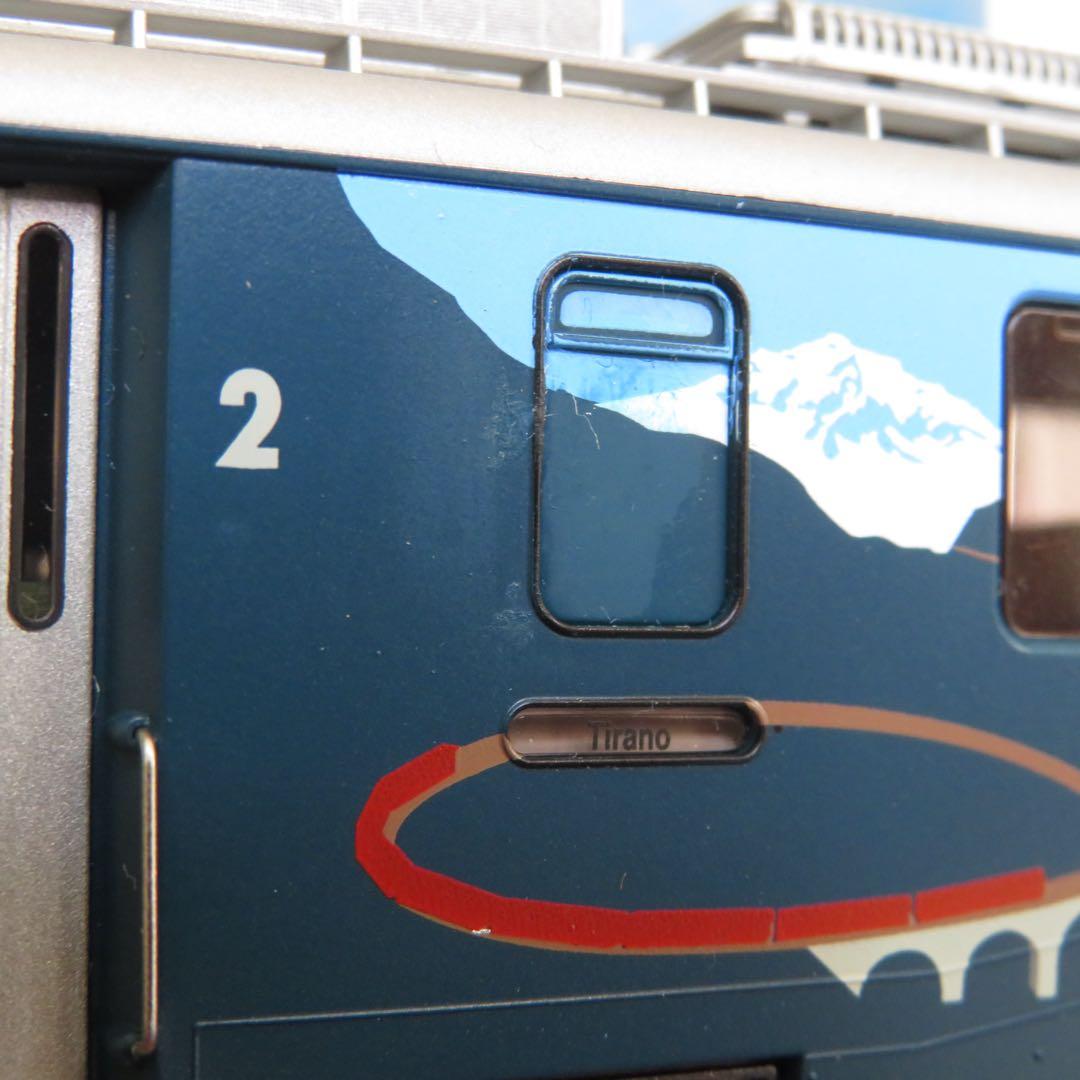 レーティッシュ鉄道ABe4/4型電気機関車ベルニナ線100年記念塗装