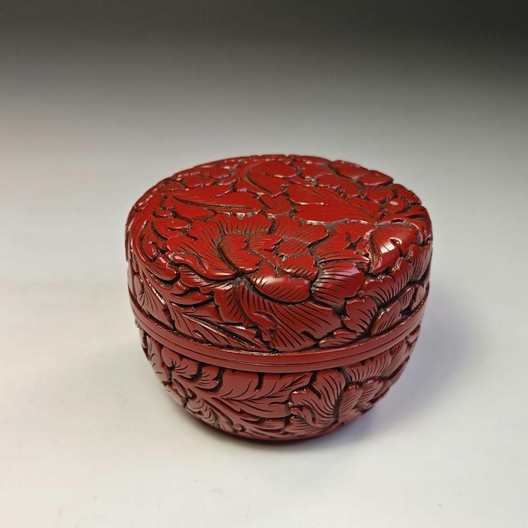 イ734 棗『高橋克実作』『村上堆朱　棗　共箱』茶道具