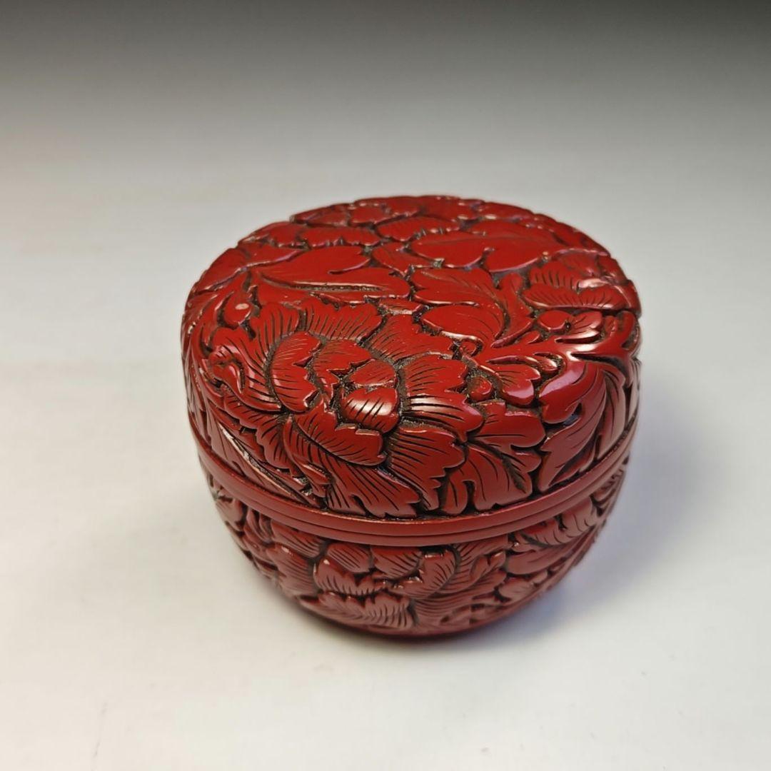 イ734 棗『高橋克実作』『村上堆朱　棗　共箱』茶道具