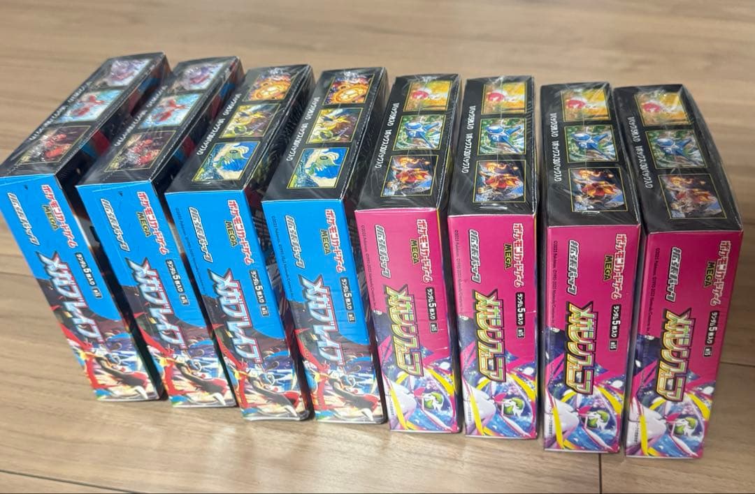 新品未開封ポケモンカードメガシンフォニア　メガブレイブ シュリンク付各4BOX