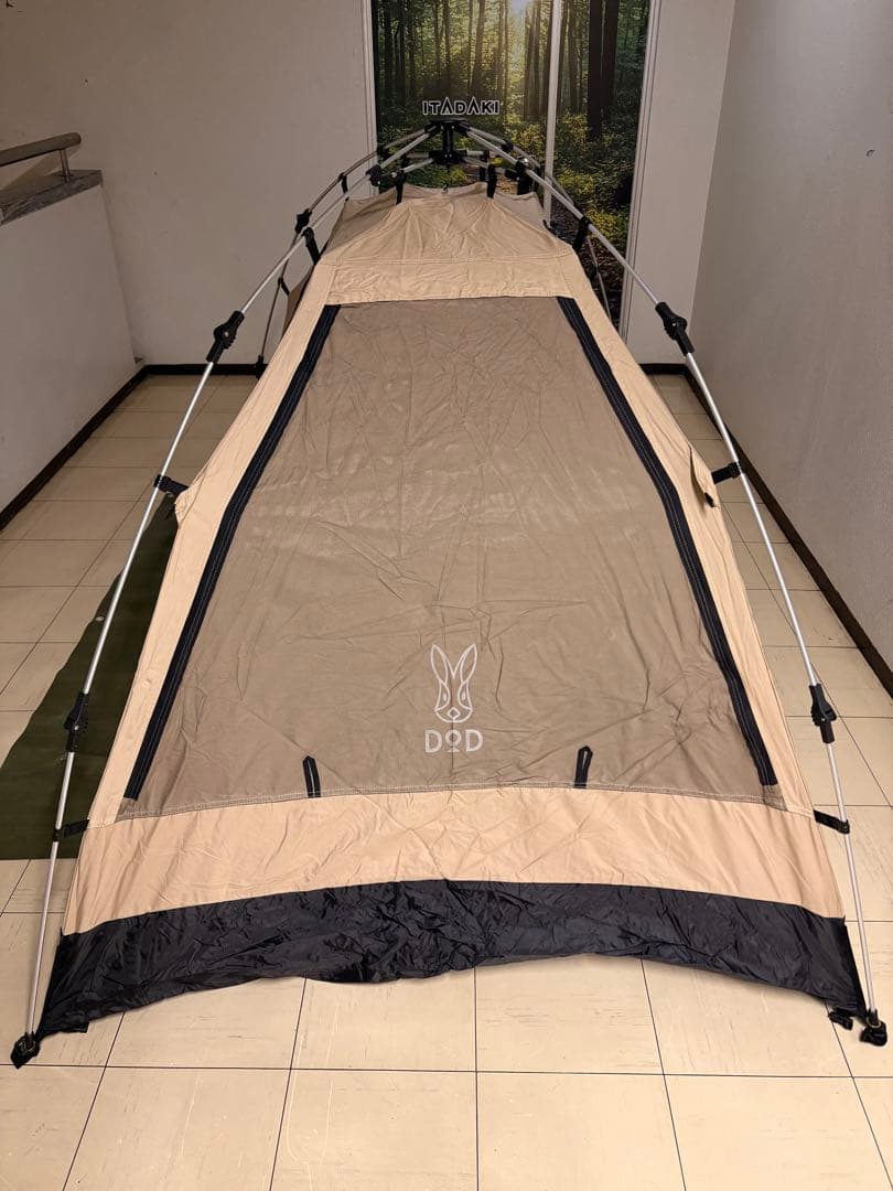 DOD カンガルーテントS コットン100%生地　グランドシート付