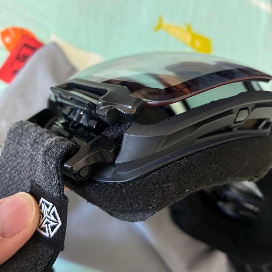 dice bank 調光 スノーボード ゴーグル 15-55% 球面 換気でき