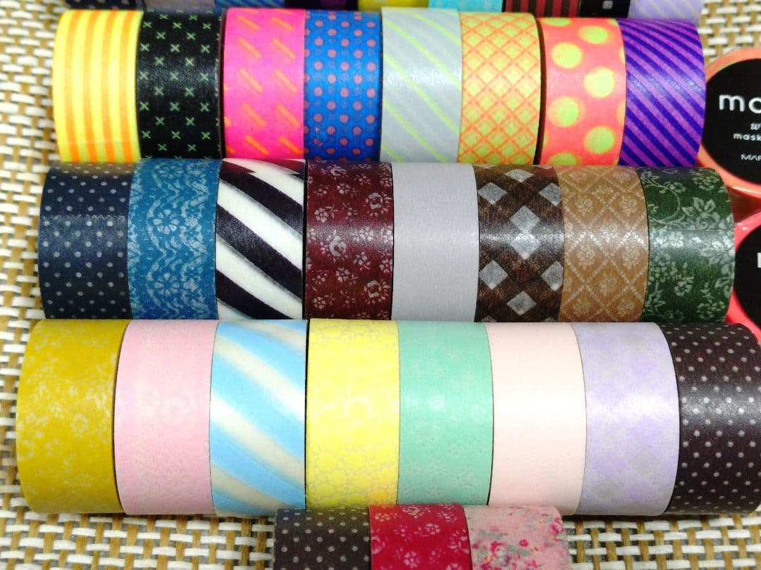 マスキングテープ マークス ミニサイズ シック パターンミックス マカロン 花柄