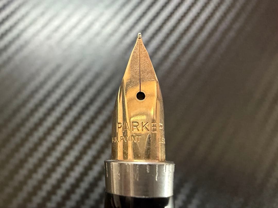 未使用に近い パーカー #75 シズレ XF 極細 スターリングシルバー 万年筆