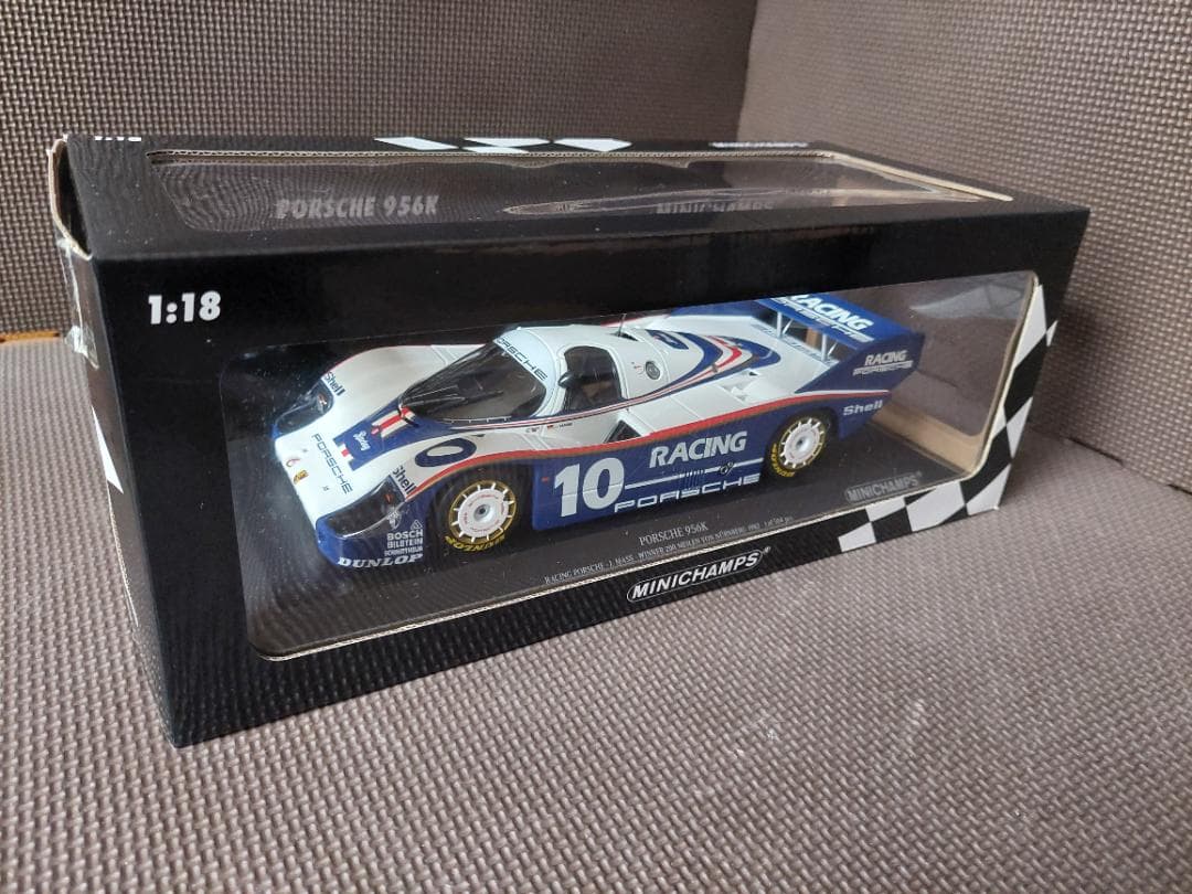 ミニチャンプス 1/18 ポルシェ956K 1982 ノリスリンク200 #10