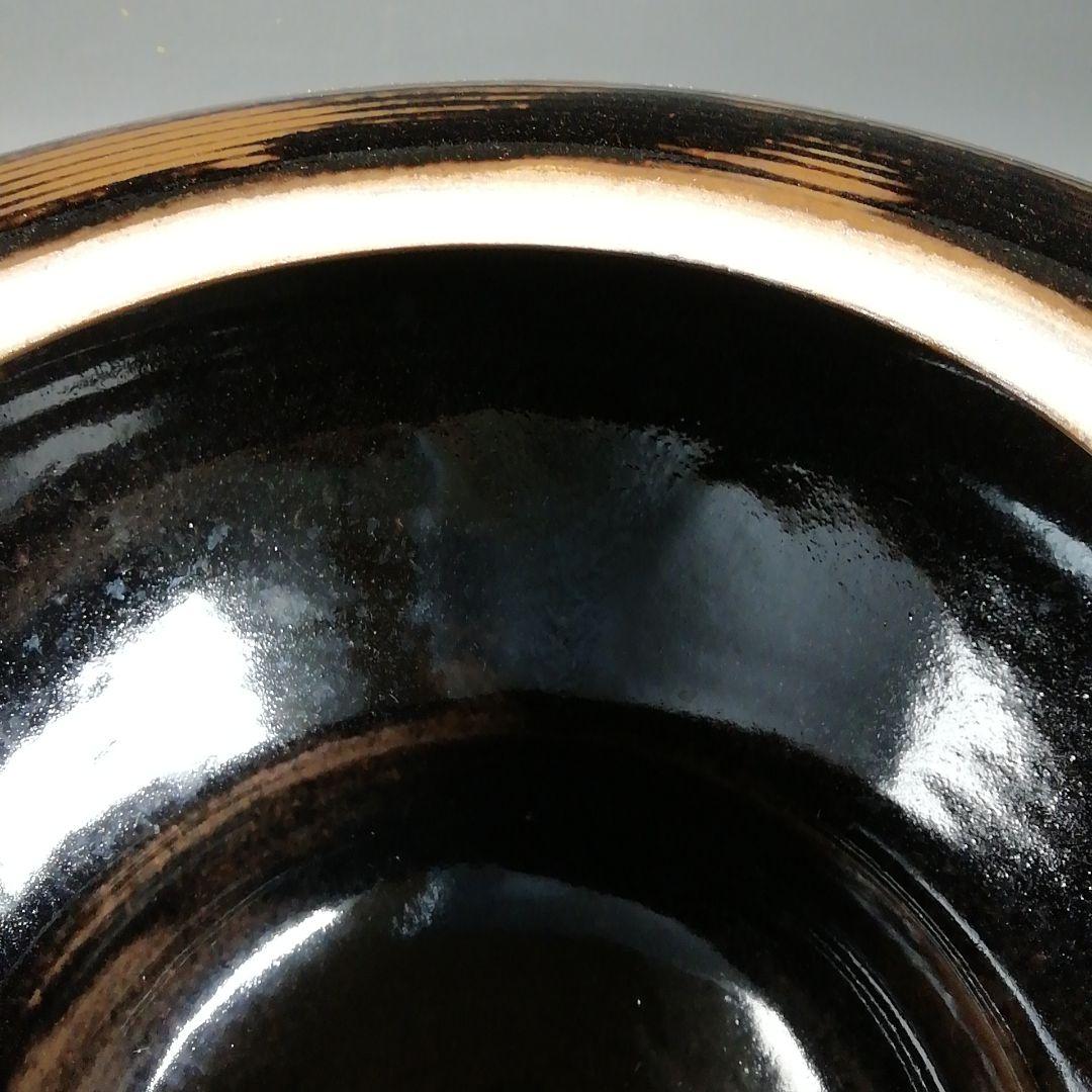 Ｔ６８０　水指　『膳所焼』『箪瓢水指』『淡海ぜぜ 陽炎園 造』　共箱　茶道具