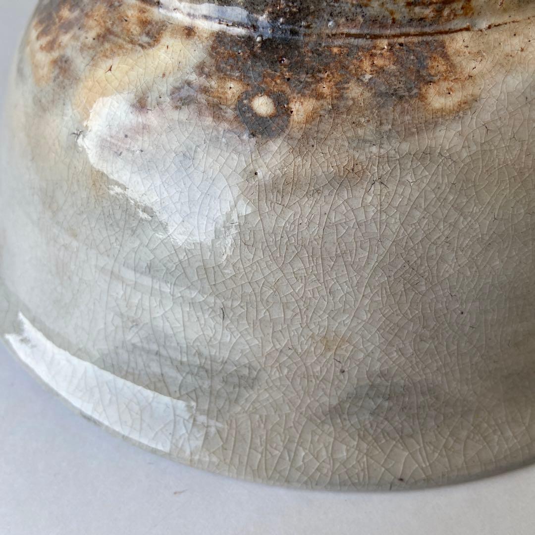 河村又次郎　櫛目文　鉢　其中窯　共箱共布