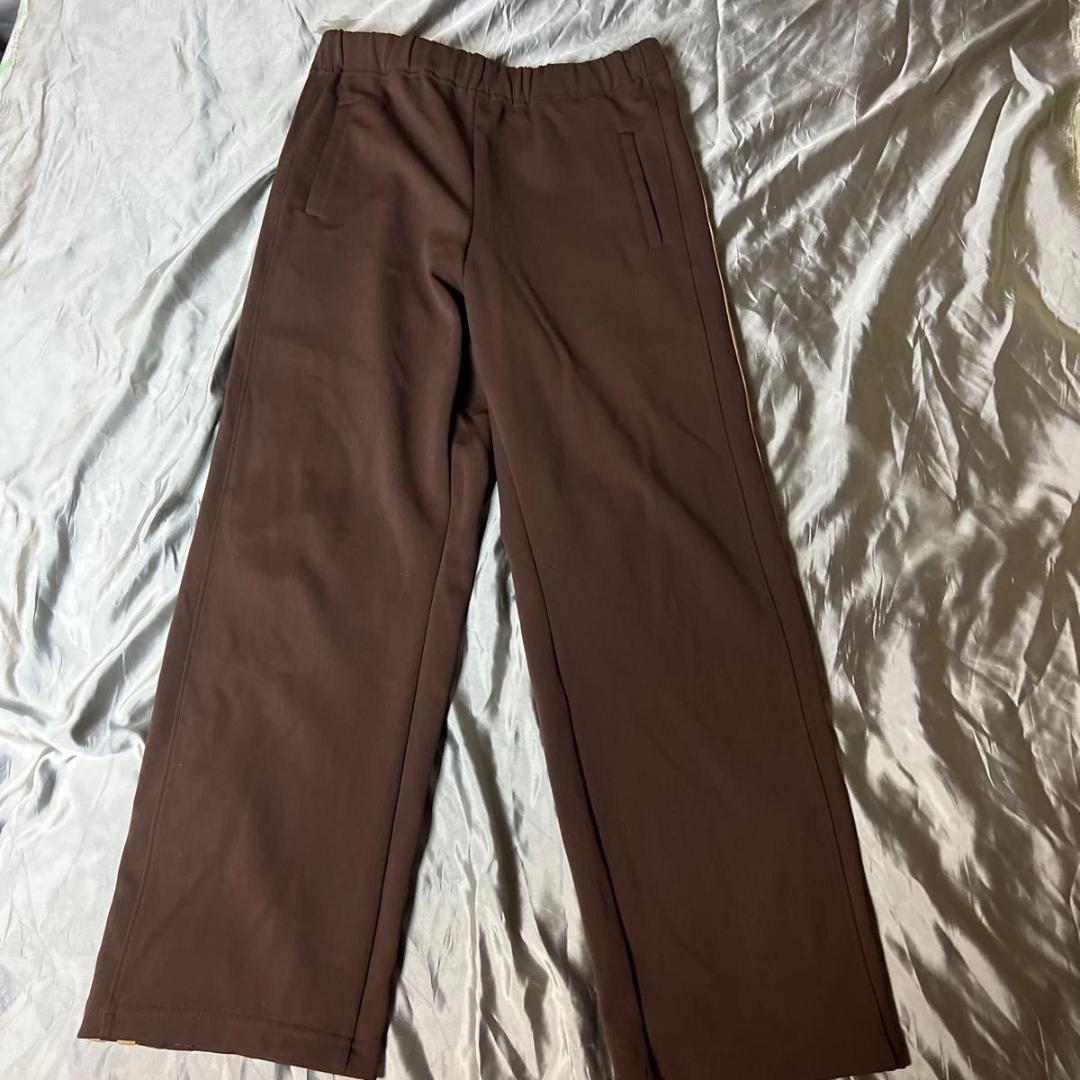 超希少　DESCENTE アディダス　ジャージ　ブラウン　ベージュ　パンツ　美品