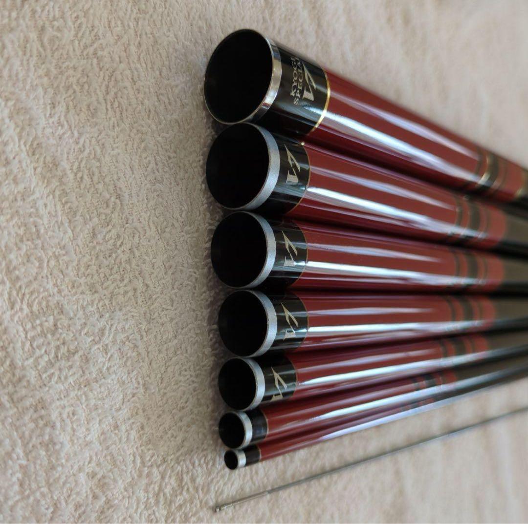 【美品】がま鮎 競技スペシャルV7 胴抜早瀬 9.0m