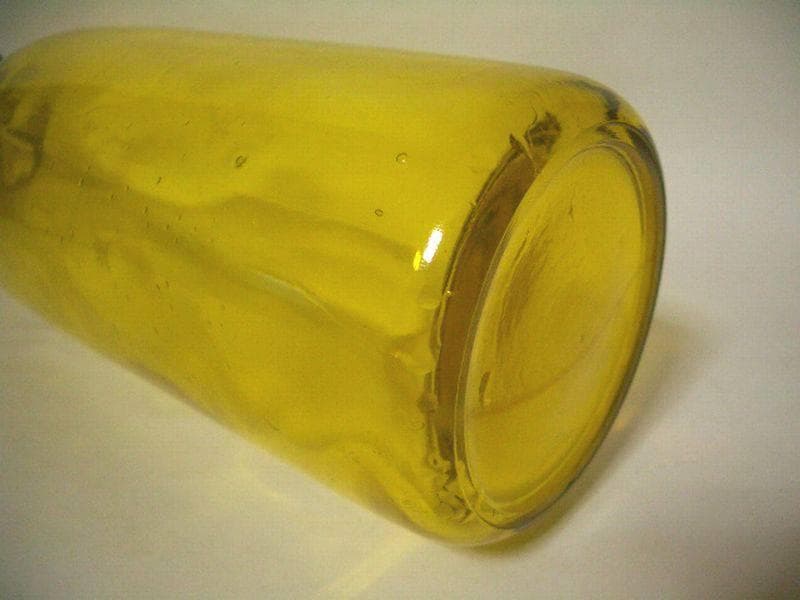 戦前　戦後　空き瓶　栓付き　和ガラス　昭和レトロ　大正　気泡　型吹　吹き硝子