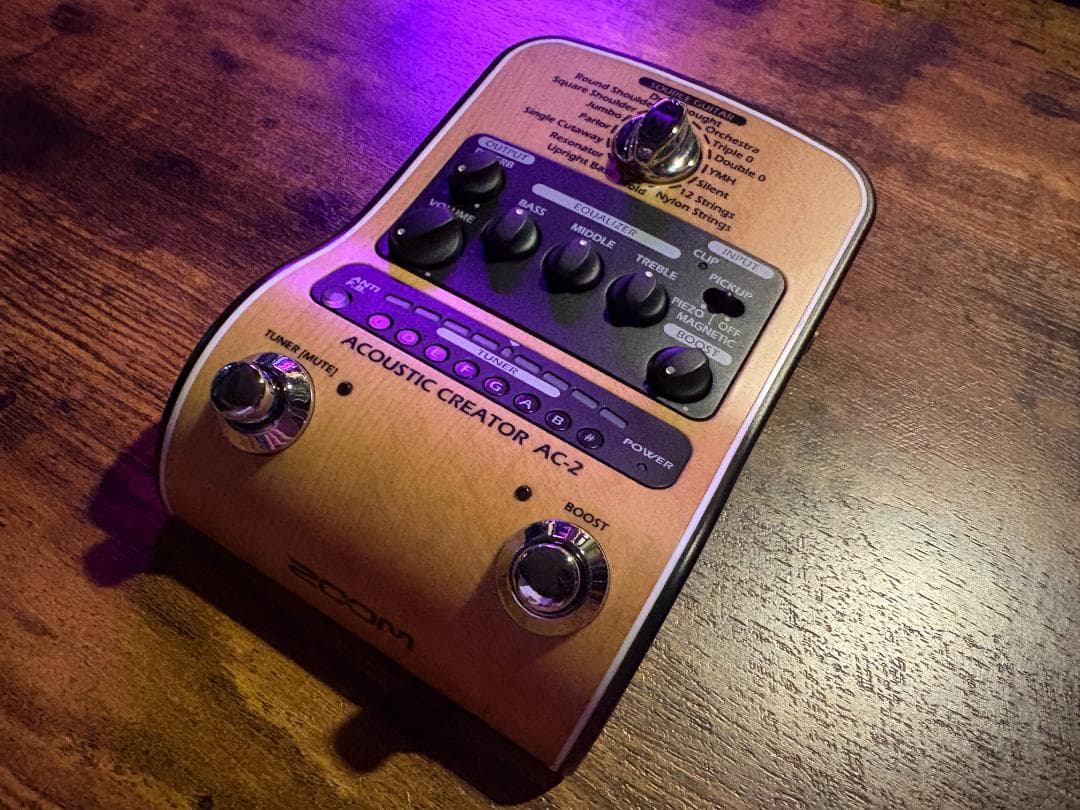 Zoom - AC-2 Acoustic Creator (アコギプリアンプ)