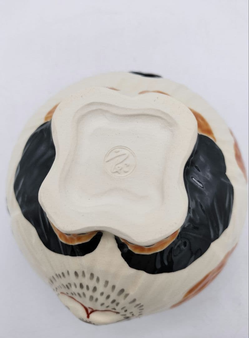 c545【新品・未使用】茶碗 三毛猫 中村良二 木箱 茶道具 ミケ