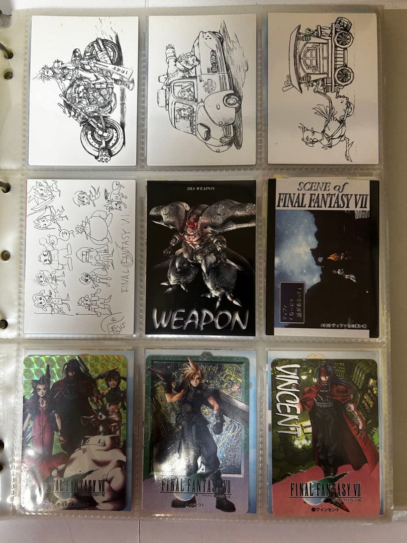 ファイナルファンタジー7 カードダスマスターズ　全初版140枚+オマケカード