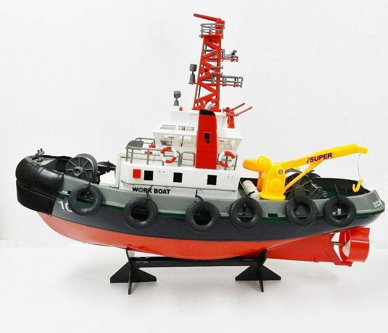 技術基準適合証明済 ヘンロン 放水可能 タグボート ラジコン 港湾作業船ラジコン