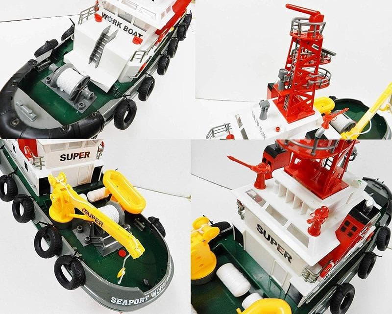 技術基準適合証明済 ヘンロン 放水可能 タグボート ラジコン 港湾作業船ラジコン