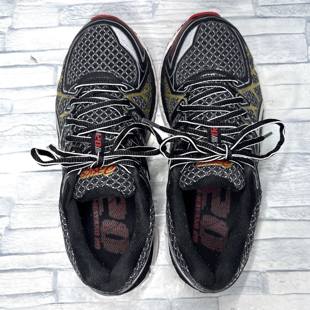 ✨美品✨アシックス ランニングシューズ ゲルカヤノ20 ブラック 25cm