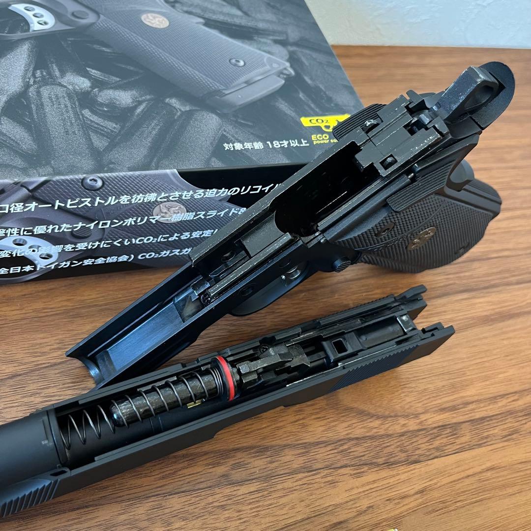 美品 カーボネイト Carbon8 M45 CQP CO2 ガスガン