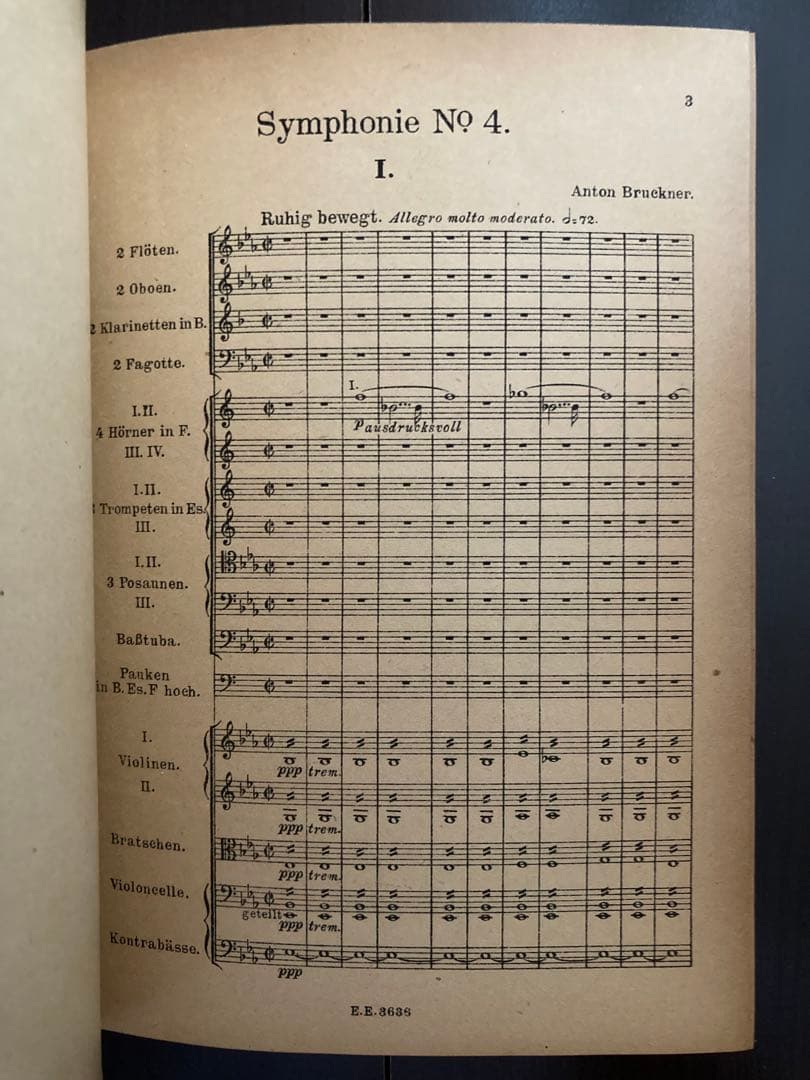 ブルックナー ；交響曲全集（1912）〜ポケットスコア