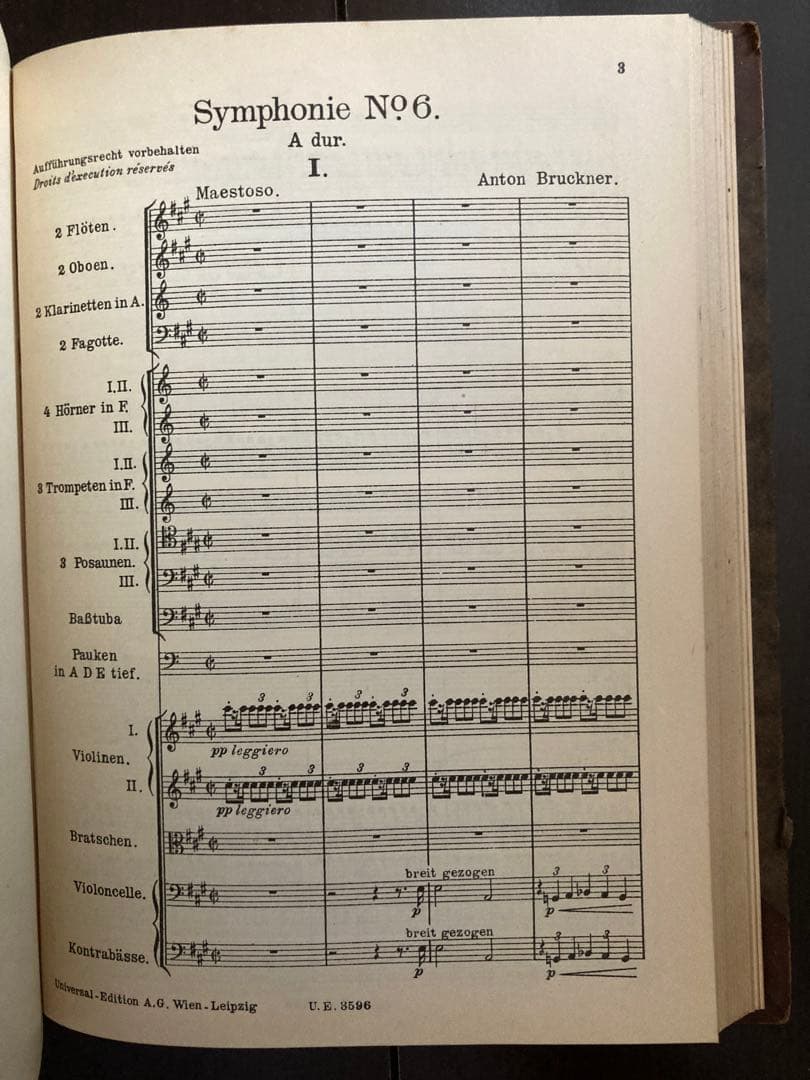 ブルックナー ；交響曲全集（1912）〜ポケットスコア