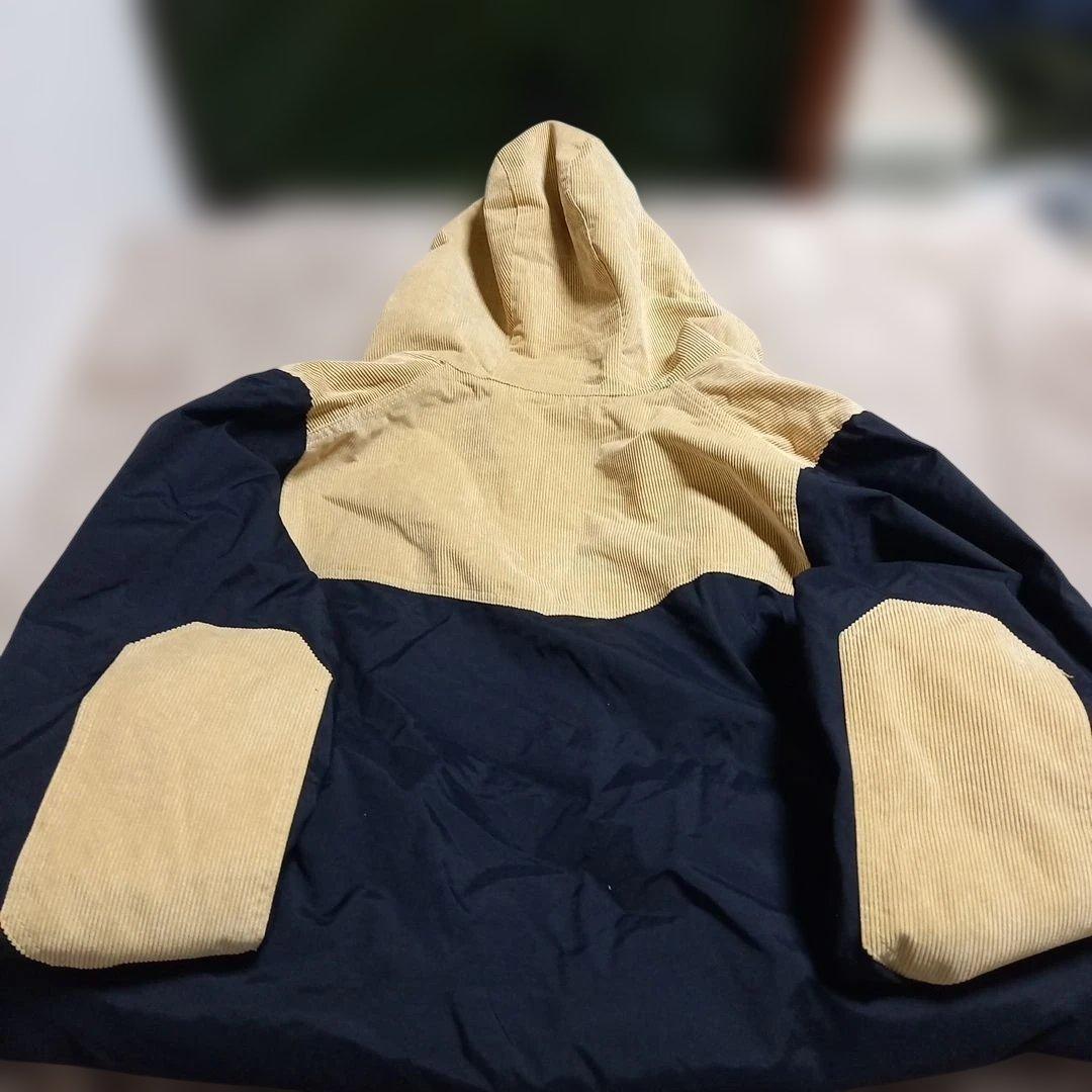 CLWR フード付きアウター S ネイビー/ベージュ　セット