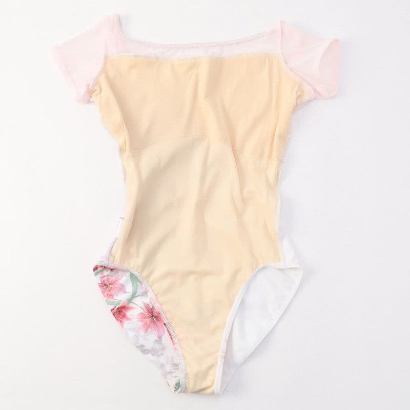 お値下げ 　チャコット　永久メイ　レオタード　キャップスリーブ　Lサイズ