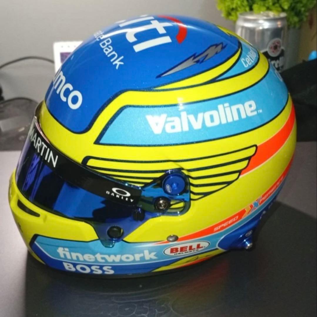 1/2 ヘルメット アストンマーティン フェルナンド アロンソ 2024年