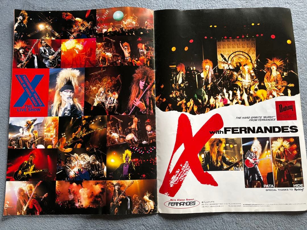 X BLUE BLOOD TOUR パンフ