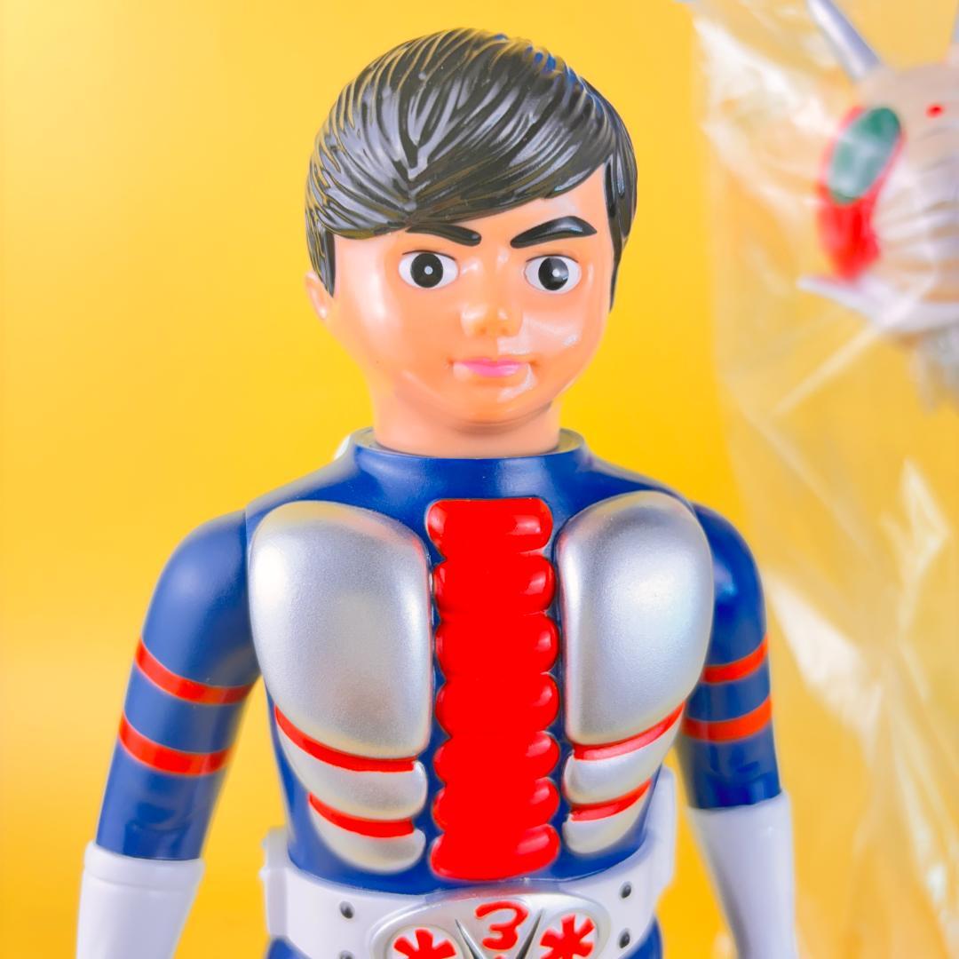 仮面ライダーV3　面取れ　当時物風　珍色　マルサン・ブルマァク・・/やまなや