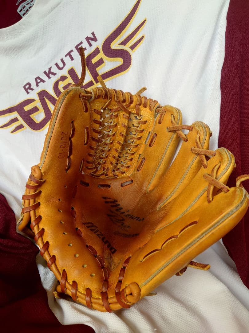 NPB 選手支給　硬式内野手グローブ