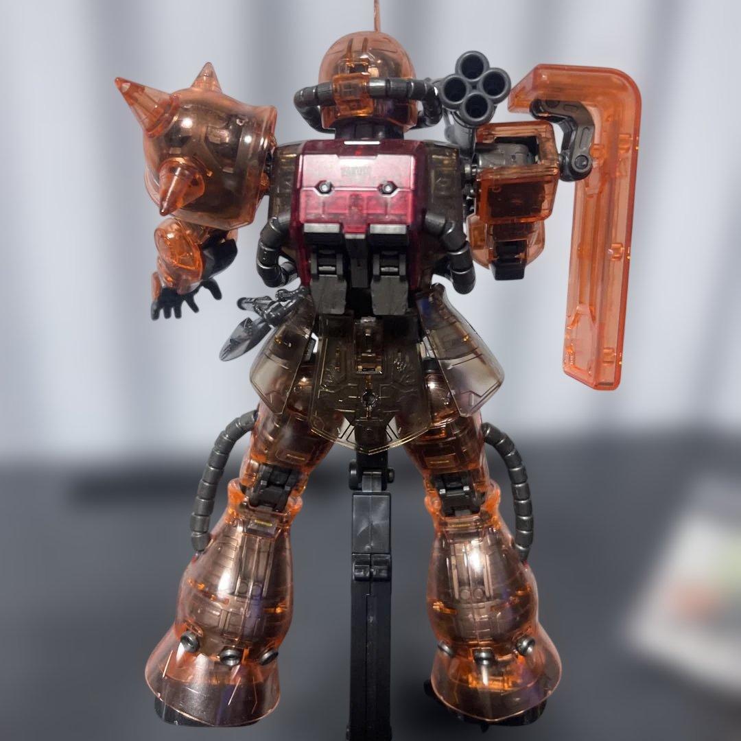 MG1/100シャア専用ザクⅡ コーティングと、クリアカラー ver.２体セット