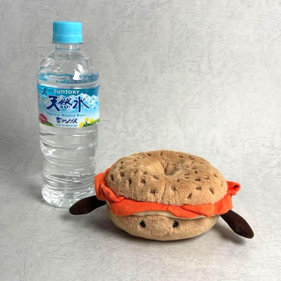 新品　ジェリーキャット べーグル　パン　ベーグルサンド　ぬいぐるみ　袋付き
