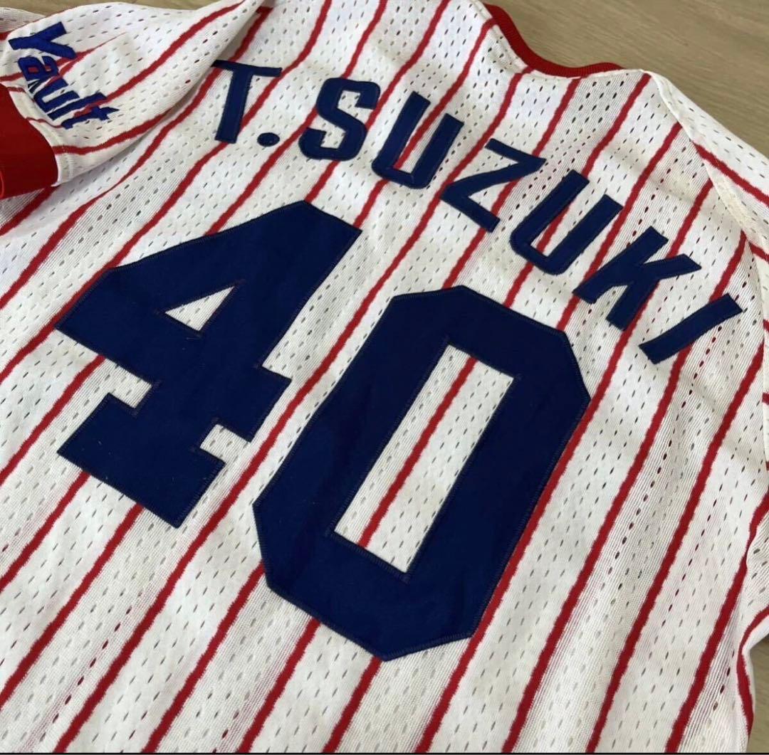 東京ヤクルトスワローズ　鈴木平　実使用ホームユニフォーム　デサント　1992