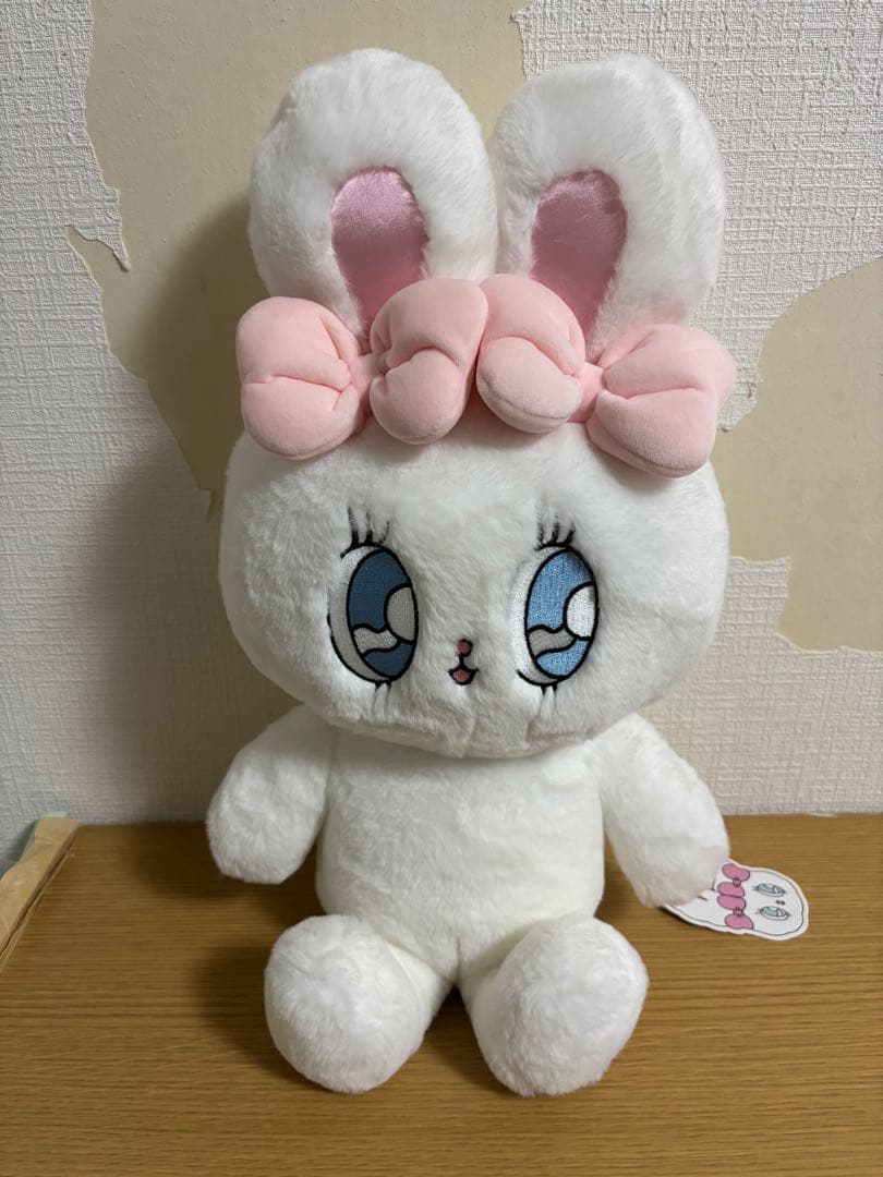 エスターバニー　リボンバニー　クリームバニー　ぬいぐるみL 寝そべり　3点　#1