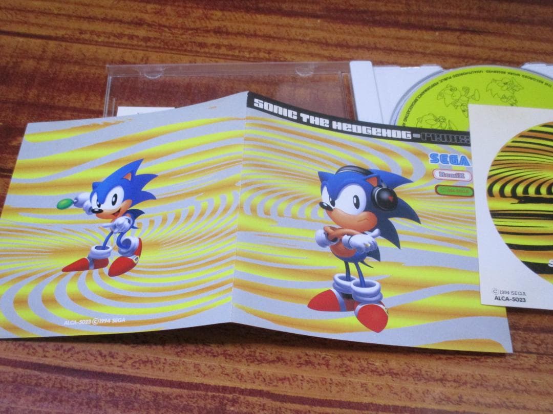 ソニック・ザ・ヘッジホッグ・リミックス　CD　帯つき　シールつき