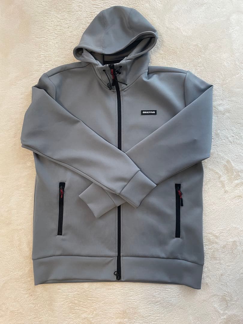 BRIEFING フード付きパーカー グレー Lサイズ