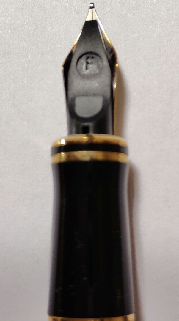 PARKER デュオフォールド 万年筆 ブルーマーブル GT 18K 英国製